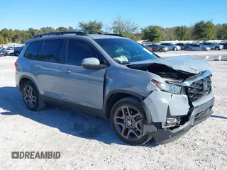 2022 Honda Passport EX-L with VIN 5FNYF7H58NB000976, listed as a IAAI auction lot 41362715 with 44,874 mi miles and . Bid and sale history available at carsss.com. Image 1.