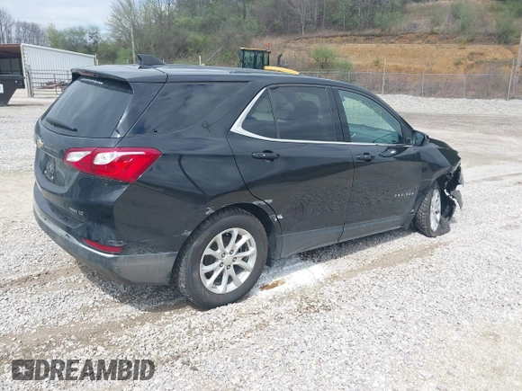 2019 Chevrolet Equinox LT with VIN 2GNAXUEV0K6286221, listed as a IAAI auction lot 41850709 with 124,363 mi miles and . Bid and sale history available at carsss.com. Image 4.