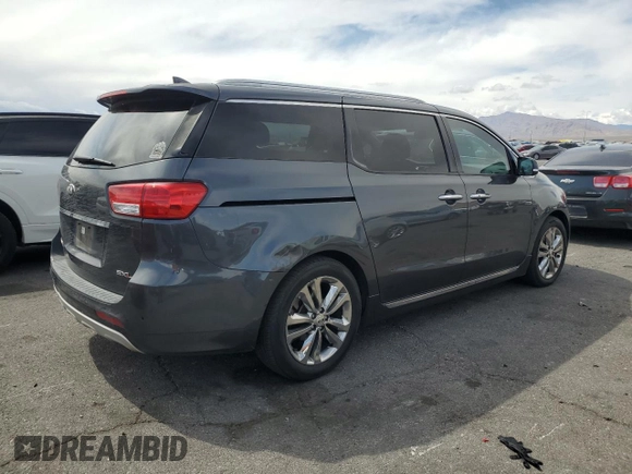 2016 Kia Sedona SX-L with VIN KNDME5C18G6126697, listed as a Copart auction lot 51707875 with 214,145 mi miles and Clean Title. Bid and sale history available at carsss.com. Image 3.