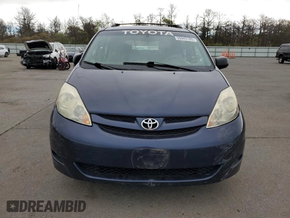 2006 Toyota Sienna CE with VIN 5TDZA23C26S443889, listed as a Copart auction lot 55943185 with 266,789 mi miles and Salvage Title. Bid and sale history available at DreamBid. Image 5.