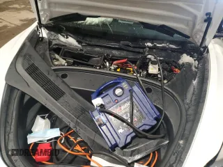 2021 Tesla Model 3 Standard Range Plus with VIN 5YJ3E1EA5MF987000, listed as a Copart auction lot 87638485 with Not Provided miles and Salvage Title. Bid and sale history available at DreamBid. Image 11.