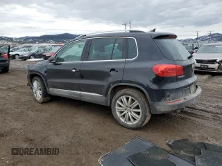 2014 Volkswagen Tiguan SEL with VIN WVGBV3AX2EW596929, listed as a Copart auction lot 46267875 with Not provided miles and Salvage title. Bid and sale history available at DreamBid. Image 2.