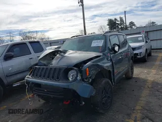 2018 Jeep Renegade Trailhawk с VIN ZACCJBCB8JPH54696, выставлен на аукционе IAAI как лот 41596364 с пробегом 19 016 миль миль и . История ставок и продаж доступна на DreamBid. Изображение 17.
