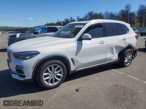 2020 BMW X5 xDrive40i with VIN 5UXCR6C02L9B78012, listed as a Copart auction lot 56568005 with 57,460 mi miles and Salvage title. Bid and sale history available at DreamBid. Image 1.