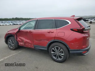 2021 Honda CR-V EX with VIN 5J6RW2H54MA007240, listed as a Copart auction lot 59720135 with 39,199 mi miles and Salvage title. Bid and sale history available at DreamBid. Image 2.