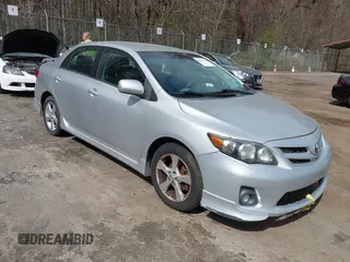 2011 Toyota Corolla L with VIN 2T1BU4EE3BC553274, listed as a IAAI auction lot 41917792 with 171,944 mi miles. Bid and sale history available at carsss.com. Image 1.