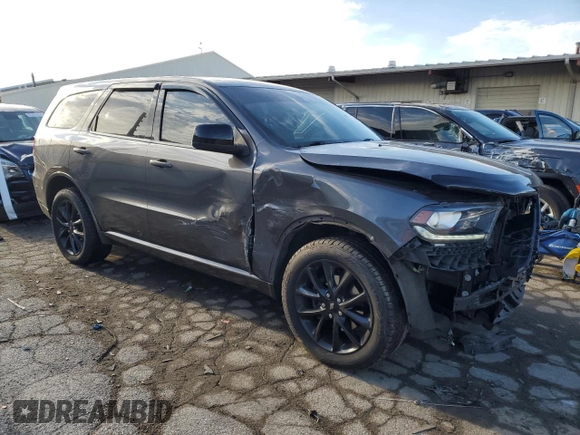 2019 Dodge Durango SXT Plus with VIN 1C4RDJAG1KC718252, listed as a Copart auction lot 84152794 with 113,047 mi miles and Salvage title. Bid and sale history available at DreamBid. Image 4.