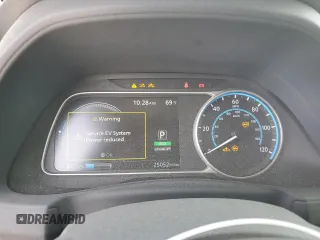 2021 Nissan LEAF SV Plus with VIN 1N4BZ1CV0MC556041, listed as a Copart auction lot 47408545 with 25,052 mi miles and Salvage title. Bid and sale history available at DreamBid. Image 9.