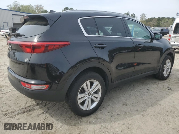 2018 Kia Sportage LX with VIN KNDPM3AC7J7424071, listed as a Copart auction lot 51664645 with 38,269 mi miles and Salvage Title. Bid and sale history available at carsss.com. Image 3.