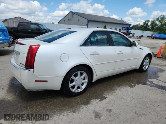 2008 Cadillac CTS RWD with VIN 1G6DM577X80101910, listed as a Copart auction lot 60848955 with 88,476 mi miles and Non repairable. Bid and sale history available at DreamBid. Image 3.