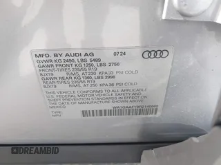 2024 Audi Q5 S line Premium with VIN WA1GAAFY9R2140669, listed as a IAAI auction lot 42092210 with 4,326 mi miles and . Bid and sale history available at DreamBid. Image 9.