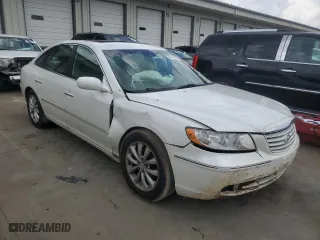 2007 Hyundai Azera SE with VIN KMHFC46F47A216700, listed as a Copart auction lot 64715524 with 117,819 mi miles and Salvage Title. Bid and sale history available at carsss.com. Image 4.