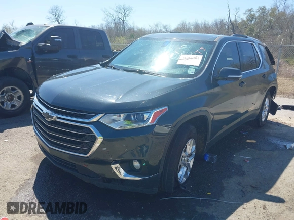 2018 Chevrolet Traverse LT Cloth with VIN 1GNERGKW2JJ158610, listed as a IAAI auction lot 41766502 with 145,200 mi miles. Bid and sale history available at carsss.com. Image 17.