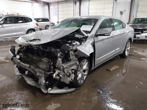 2018 Chevrolet Impala Premier with VIN 2G1125S36J9138869, listed as a IAAI auction lot 41207086 with 218,327 mi miles. Bid and sale history available at carsss.com. Image 2.
