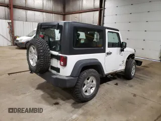 2012 Jeep Wrangler Sport z VIN 1C4AJWAG7CL256428, wystawiony jako Copart lot #66923465 z przebiegiem 36 478 mil mil oraz Szkoda całkowita • Salvage title. Historia ofert i sprzedaży dostępna na DreamBid. Obrazek 3.