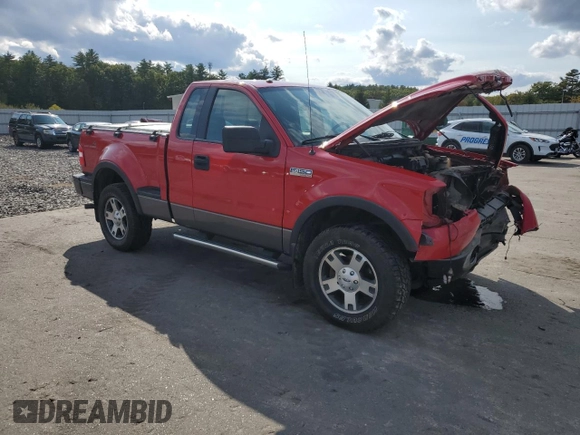2006 Ford F-150 XLT with VIN 1FTRF04516KD96822, listed as a Copart auction lot 73688344 with 132,984 mi miles and Salvage Title. Bid and sale history available at carsss.com. Image 4.