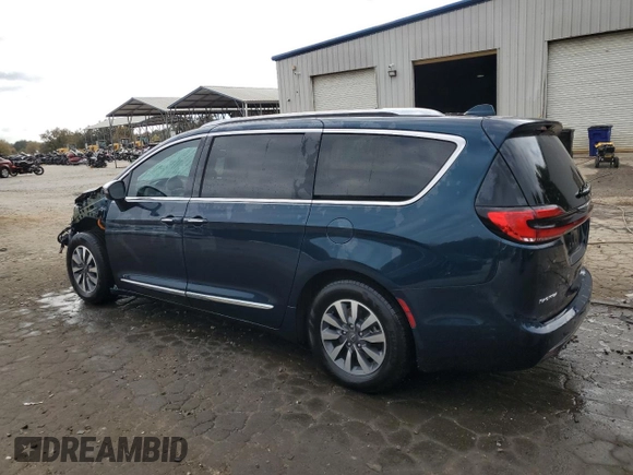 2021 Chrysler Pacifica Hybrid Limited with VIN 2C4RC1S70MR557372, listed as a Copart auction lot 75748774 with 80,322 mi miles and Salvage title. Bid and sale history available at DreamBid. Image 2.