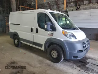 2015 Ram ProMaster Cargo with VIN 3C6TRVNG7FE515736, listed as a Copart auction lot 66004464 with 156,732 mi miles and Non Repairable. Bid and sale history available at DreamBid. Image 4.