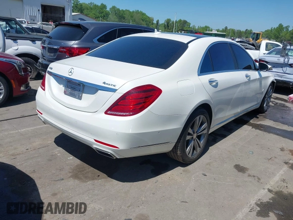 2014 Mercedes-Benz S S 550 with VIN WDDUG8FB4EA053974, listed as a IAAI auction lot 42057598 with 76,124 mi miles. Bid and sale history available at carsss.com. Image 4.