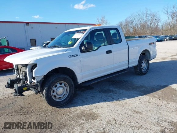 2017 Ford F-150 XL with VIN 1FTEX1E8XHKE38692, listed as a IAAI auction lot 41225768 with 66,626 mi miles. Bid and sale history available at carsss.com. Image 2.