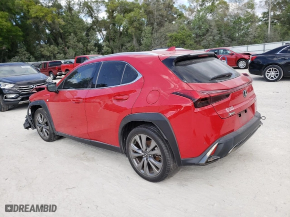 2019 Lexus UX with VIN JTHY3JBH0K2006745, listed as a Copart auction lot 45038693 with 26,314 mi miles. Bid and sale history available at carsss.com. Image 2.