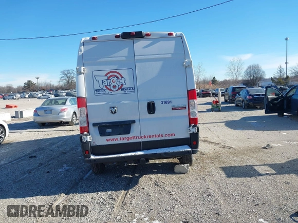 2019 Ram ProMaster Cargo with VIN 3C6TRVDG0KE503696, listed as a IAAI auction lot 41193173 with Not Provided miles and . Bid and sale history available at carsss.com. Image 16.