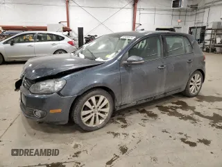 2012 Volkswagen Golf TDI with VIN WVWNM7AJ3CW337760, listed as a Copart auction lot 82486914 with 102,875 mi miles and Salvage title. Bid and sale history available at DreamBid. Image 1.