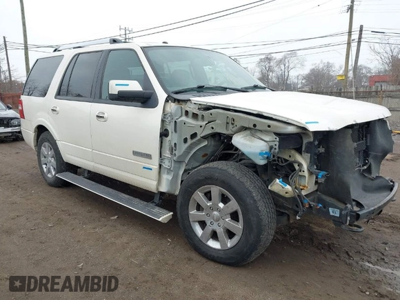 2008 Ford Expedition Limited z VIN 1FMFU20518LA60445, wystawiony jako IAAI lot #41840309 z przebiegiem 232 149 mil mil oraz . Historia ofert i sprzedaży dostępna na DreamBid. Obrazek 1.