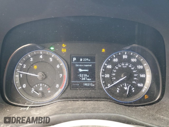 2019 Hyundai Kona SE with VIN KM8K12AA2KU274820, listed as a Copart auction lot 55335025 with 195,317 mi miles and Salvage Title. Bid and sale history available at carsss.com. Image 9.