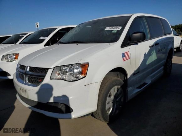 2019 Dodge Grand Caravan SE with VIN 2C7WDGBG6KR698840, listed as a Copart auction lot 75360904 with NaN miles and Clean Title. Bid and sale history available at carsss.com. Image 1.