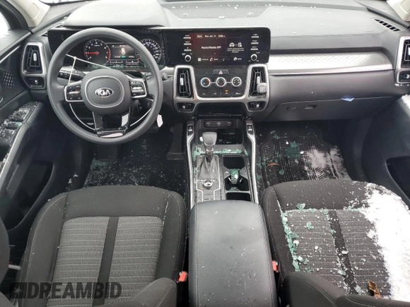 2021 Kia Sorento LX z VIN 5XYRGDLC5MG052952, wystawiony jako Copart lot #88166955 z przebiegiem 67 725 mil mil oraz Szkoda całkowita • Salvage title. Historia ofert i sprzedaży dostępna na DreamBid. Obrazek 8.