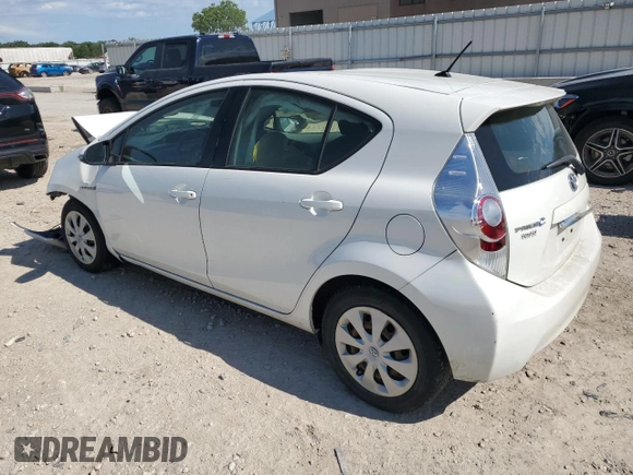 2013 Toyota Prius One z VIN JTDKDTB39D1534331, wystawiony jako Copart lot #58186475 z przebiegiem 105 656 mil mil oraz Czysty tytuł • Clean title. Historia ofert i sprzedaży dostępna na DreamBid. Obrazek 2.
