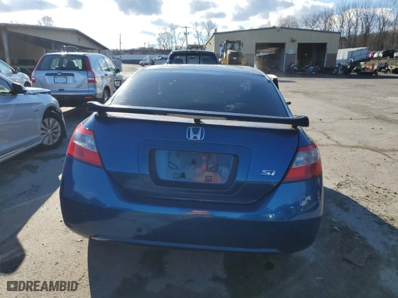 2009 Honda Civic Cpe Si with VIN 2HGFG21579H700331, listed as a Copart auction lot 84441674 with 0 mi miles and Salvage Title. Bid and sale history available at carsss.com. Image 6.