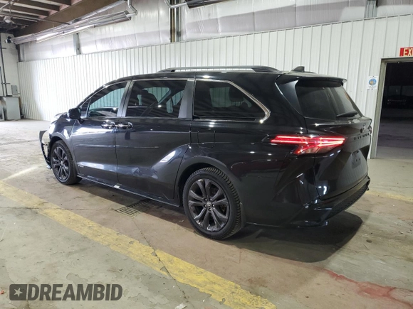 2021 Toyota Sienna XSE with VIN 5TDDRKEC5MS029633, listed as a Copart auction lot 54865605 with 320,217 mi miles and Salvage title. Bid and sale history available at DreamBid. Image 2.