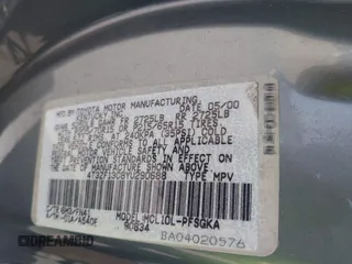2000 Toyota Sienna LE z VIN 4T3ZF13C8YU290688, wystawiony jako IAAI lot #42397204 z przebiegiem 179 779 mil mil oraz . Historia ofert i sprzedaży dostępna na DreamBid. Obrazek 9.