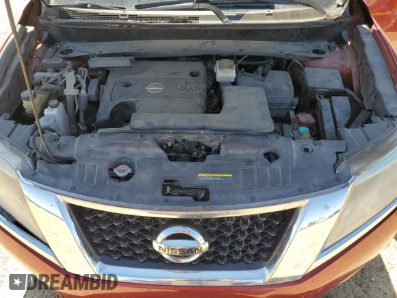 2016 Nissan Pathfinder SL with VIN 5N1AR2MN0GC664282, listed as a Copart auction lot 52808025 with 93,634 mi miles and Clean title. Bid and sale history available at DreamBid. Image 11.