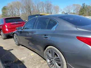 2015 Infiniti Q50 Premium with VIN JN1BV7AP0FM345726, listed as a IAAI auction lot 41860740 with 1 mi miles. Bid and sale history available at carsss.com. Image 14.