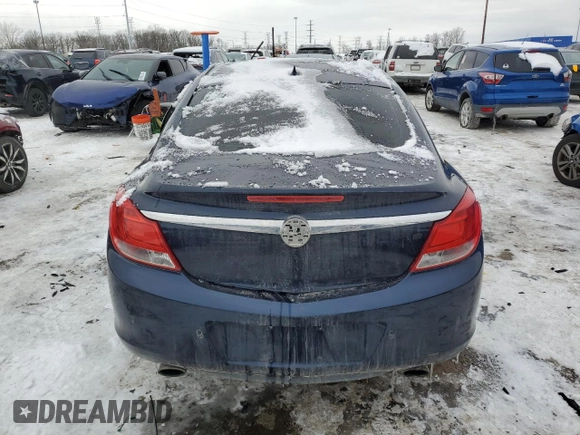 2012 Buick Regal Turbo Premium 1 with VIN 2G4GS5EV2C9160090, listed as a Copart auction lot 45471415 with 160,686 mi miles and Clean title. Bid and sale history available at DreamBid. Image 6.