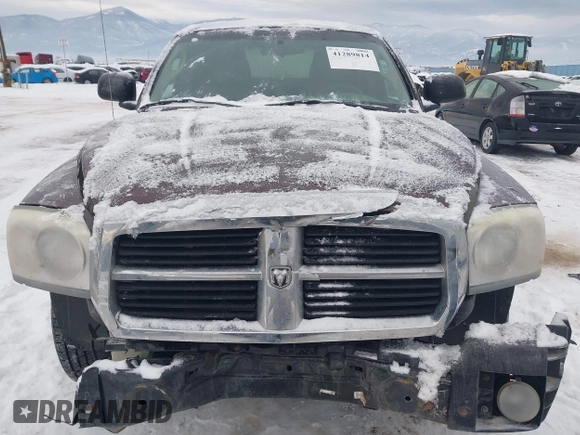 2005 Dodge Dakota SLT with VIN 1D7HW42N65S305733, listed as a IAAI auction lot 41289814 with 149,226 mi miles and . Bid and sale history available at DreamBid. Image 13.