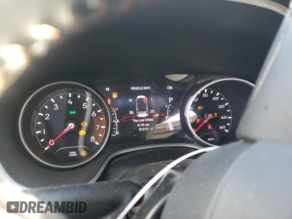 2018 Jeep Compass Limited z VIN 3C4NJDCBXJT492015, wystawiony jako Copart lot #55117955 z przebiegiem 91 210 mil mil oraz Szkoda całkowita • Salvage title. Historia ofert i sprzedaży dostępna na DreamBid. Obrazek 9.