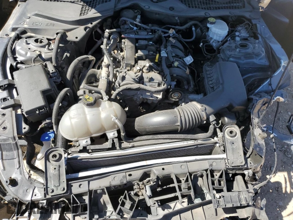 2022 Ford Mustang EcoBoost with VIN 1FA6P8TH6N5104725, listed as a Copart auction lot 46689865 with 48,796 mi miles and Salvage title. Bid and sale history available at DreamBid. Image 11.