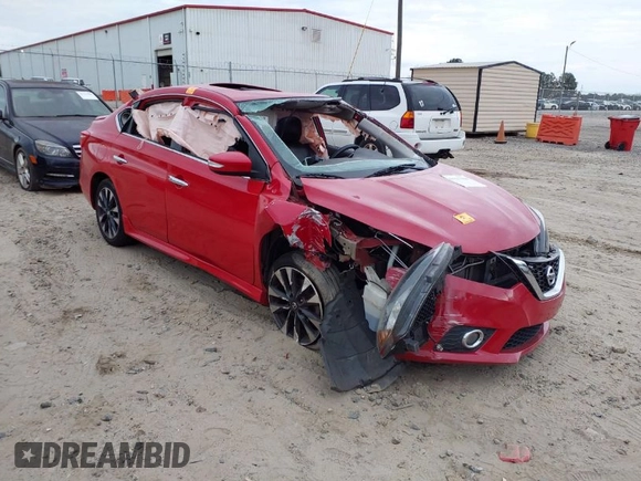 2017 Nissan Sentra SR Turbo with VIN 3N1CB7APXHY221105, listed as a IAAI auction lot 41727118 with Not Provided miles and . Bid and sale history available at carsss.com. Image 1.