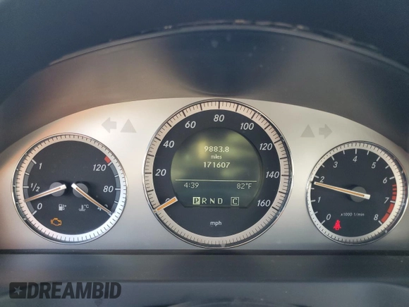2008 Mercedes-Benz C 350 Sport with VIN WDDGF56X88F137734, listed as a Copart auction lot 86436754 with 171,607 mi miles and Clean Title. Bid and sale history available at DreamBid. Image 9.
