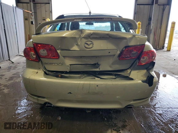 2005 Mazda 6 Sport S with VIN 1YVHP80D155M03523, listed as a Copart auction lot 47124105 with 114,313 mi miles and Salvage Title. Bid and sale history available at DreamBid. Image 6.