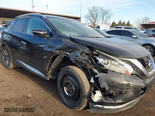 2015 Nissan Murano S with VIN 5N1AZ2MH6FN277457, listed as a IAAI auction lot 41410717 with 109,498 mi miles. Bid and sale history available at carsss.com. Image 6.