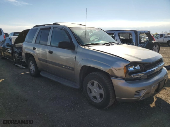 2003 Chevrolet TrailBlazer LT with VIN 1GNDS13S232197364, listed as a Copart auction lot 77469424 with NaN miles and Salvage Title. Bid and sale history available at carsss.com. Image 4.