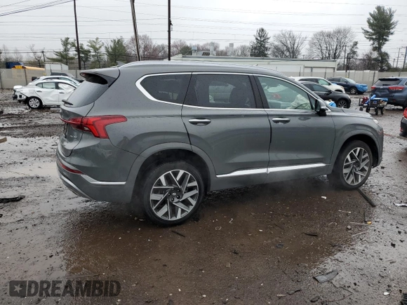 2023 Hyundai Santa Fe Calligraphy z VIN 5NMS5DAL3PH496061, wystawiony jako Copart lot #50381655 z przebiegiem 5 053 mil mil oraz Szkoda całkowita • Salvage title. Historia ofert i sprzedaży dostępna na DreamBid. Obrazek 3.