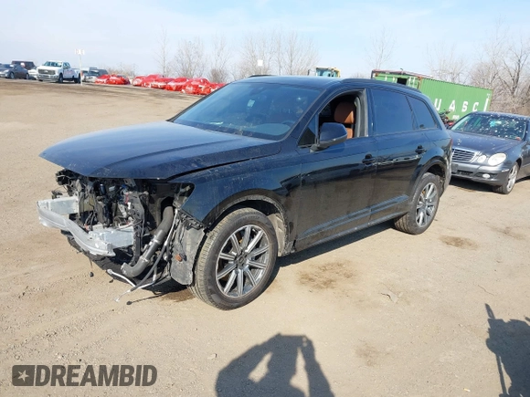 2023 Audi Q7 Premium Plus with VIN WA1LCBF77PD021834, listed as a IAAI auction lot 41621647 with 17,520 mi miles and . Bid and sale history available at DreamBid. Image 2.