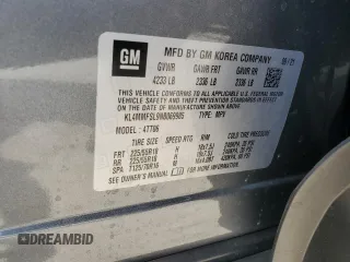 2022 Buick Encore GX Essence with VIN KL4MMFSL9NB069985, listed as a Copart auction lot 53942555 with 16,273 mi miles and Salvage title. Bid and sale history available at DreamBid. Image 13.