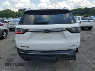 2018 Chevrolet Traverse Premier with VIN 1GNERKKW1JJ112530, listed as a Copart auction lot 66320095 with 126,421 mi miles and Salvage title. Bid and sale history available at DreamBid. Image 6.